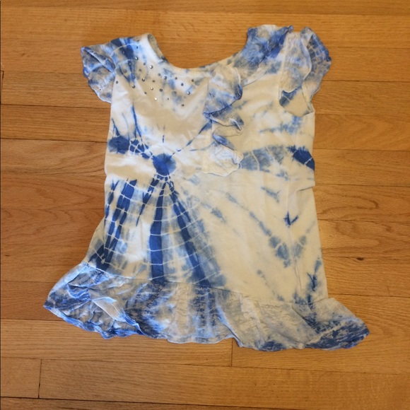 Justice Tie-Dye Top with Blue Leggings - Picture 2 of 7
